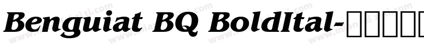 Benguiat BQ BoldItal字体转换